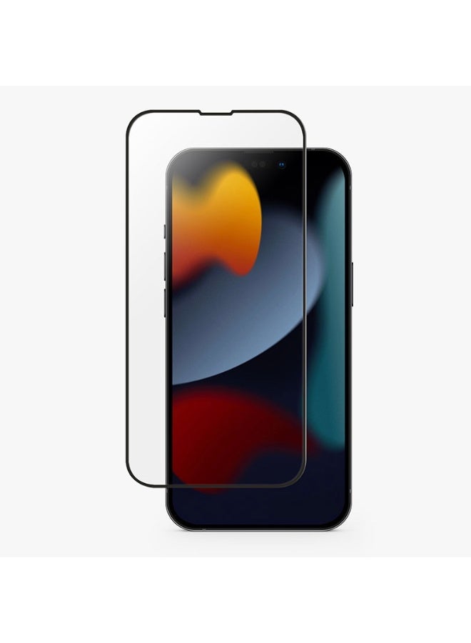 بروستايل واقي شاشة iPhone 14 Pro Max - زجاج مقوى 9H، مقاوم للخدش، شفاف للغاية، تغطية كاملة - Image 2