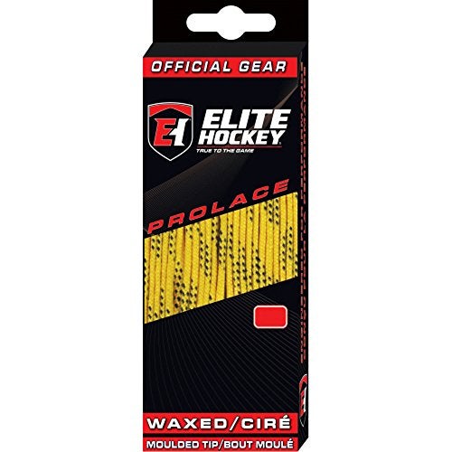Elite Hockey رباط حذاء هوكي إلت برولاس مشمع - أصفر - 120" - Image 3