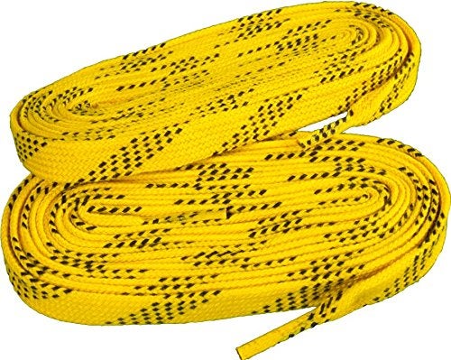 Elite Hockey رباط حذاء هوكي إلت برولاس مشمع - أصفر - 120" - Image 2