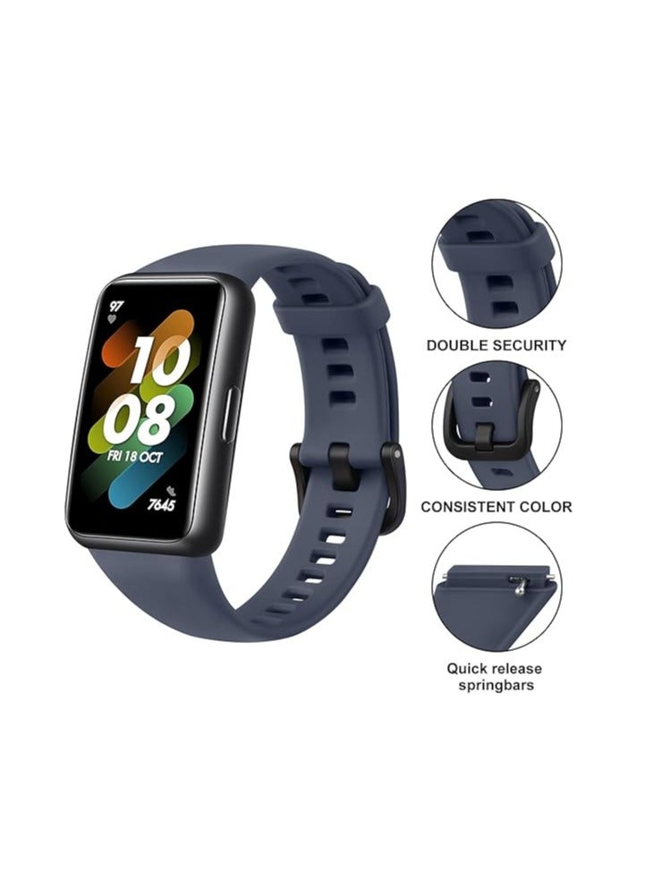 ASIV 4Pcs Silicone Strap for Huawei Band 8 Replacement Belt Watchband for Huawei Band 8 WristBand Bracelet - Image 3