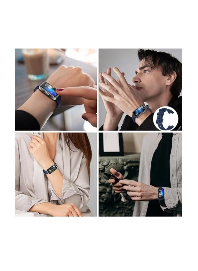 ASIV 4Pcs Silicone Strap for Huawei Band 8 Replacement Belt Watchband for Huawei Band 8 WristBand Bracelet - Image 5