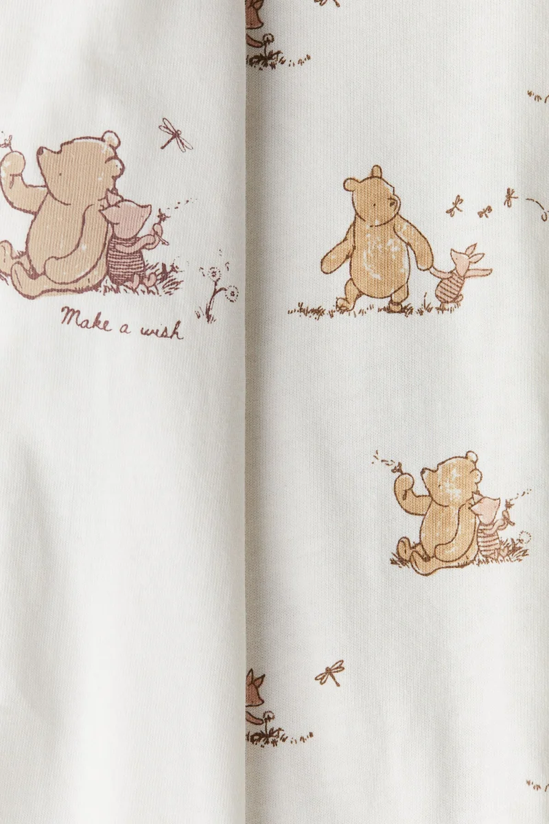 H&M 2-pack sleepsuits with full feet