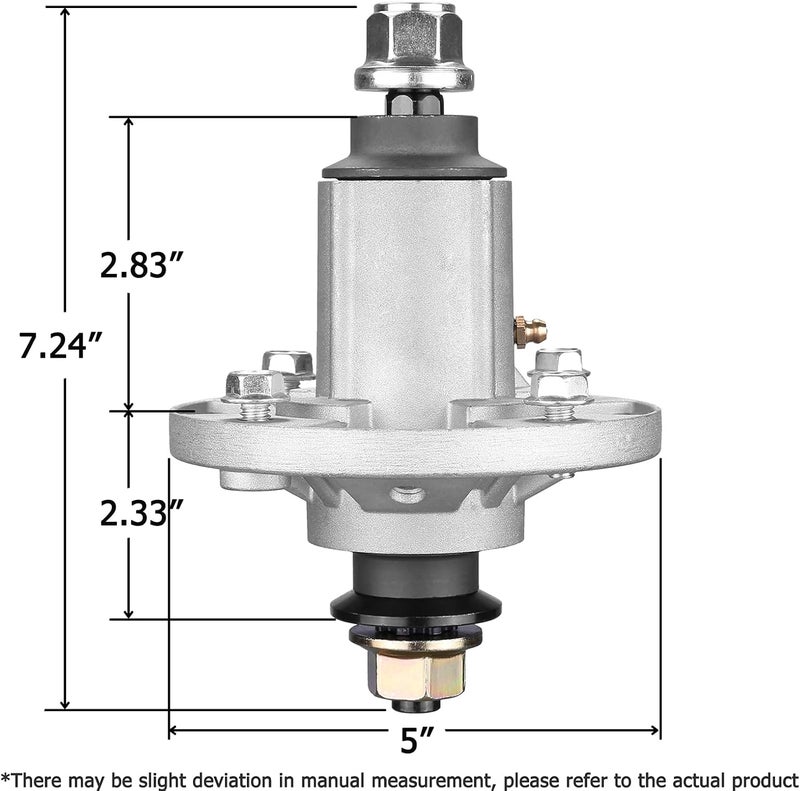 Fourtry GY20454 Spindle Fit for John Deere Mower - Spindle Assembly Fit for John Deere LA135 LA115 LA125 LA145 LA105 LA130 D140 D130 D105 D110 L110 X110 42" 48" Lawn Mower Tractor, Replace GY20962 - Image 2