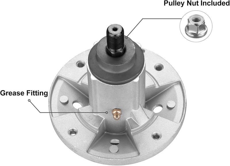 Fourtry GY20454 Spindle Fit for John Deere Mower - Spindle Assembly Fit for John Deere LA135 LA115 LA125 LA145 LA105 LA130 D140 D130 D105 D110 L110 X110 42" 48" Lawn Mower Tractor, Replace GY20962 - Image 3