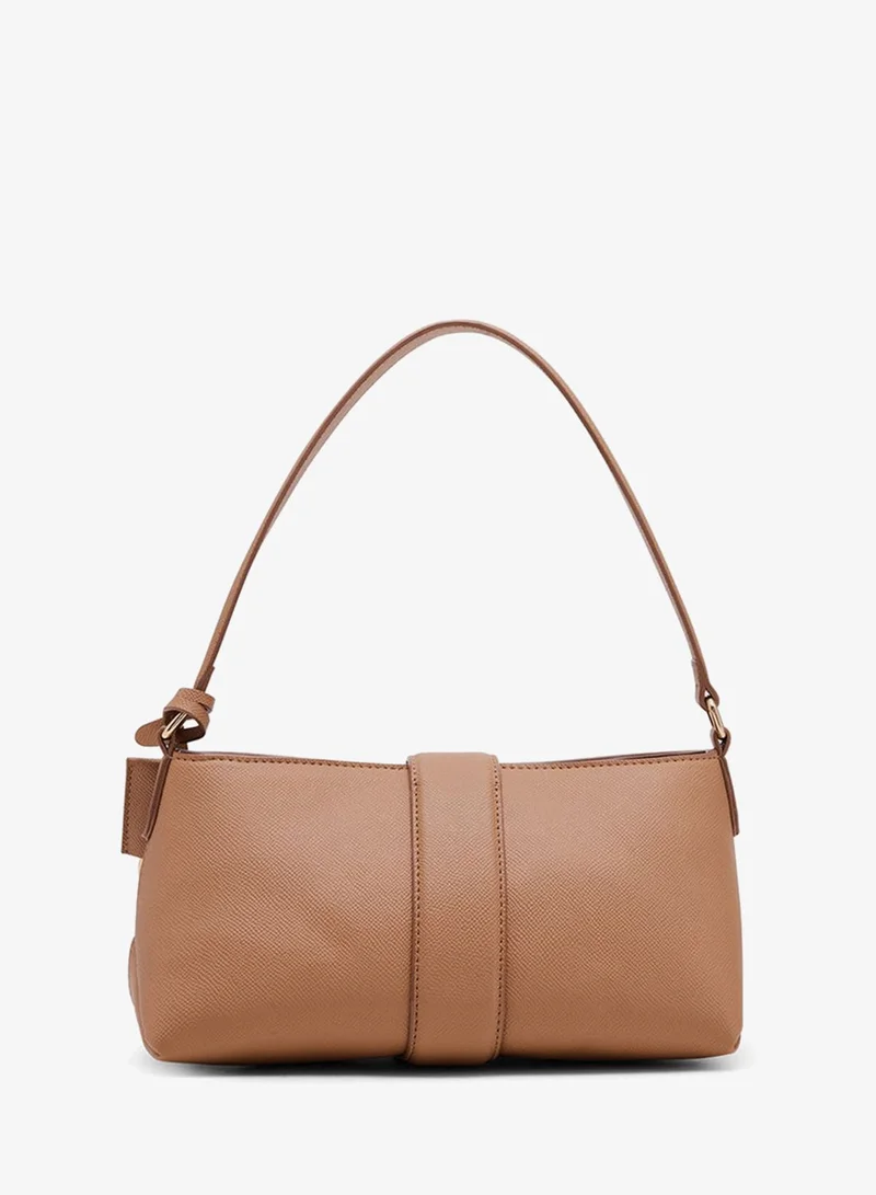 ANNE KLEIN  Anne Klein Textured Buckle Detail Shoulder Bag for Women | Best Price UAE