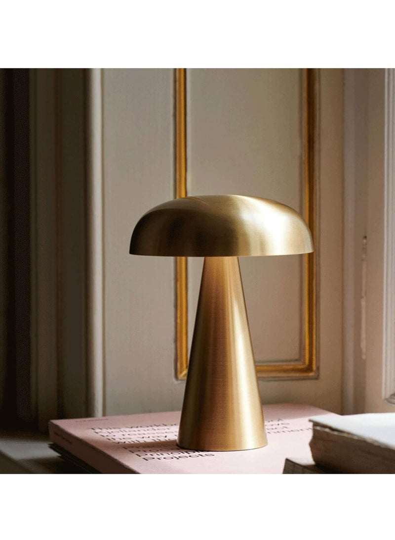 LED Cordless Table Lamp, Rechargeable Battery Touch 3 Level Brightness Night Light, for Bedroom Living Room Dorm Study Desk Lamp,Gold - Image 5