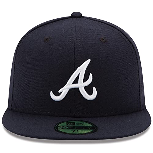 New Era MLB 59FIFTY Team Color Authentic Collection Fitted On Field Game Cap Hat (as1, Numeric, Numeric_7_and_3_Quarters, Atlanta Braves) - Image 2