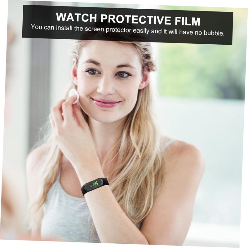 3 Pcs Full Cover Watch Film Protector for High Definition Smartwatch Screen Film Scratch and Durable Material Easy Installation Bubble Protection - Image 5