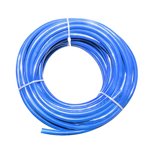 Qolekog Pneumatic 14 OD Tubing 328Ft PU Air Tube Hose Pipe for Air Line or Water Transfer 14 inch 10M Blue - Image 1