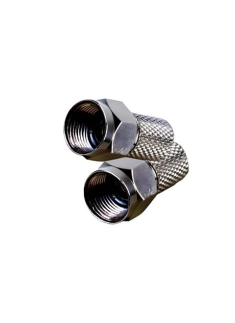 fujistar FS-FC-02 Copper F Connectors High-Performance Coaxial Cable Connectors pack of 12