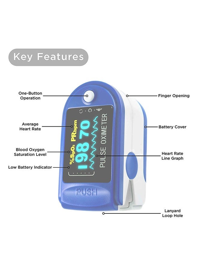 Generic Fingertip Pulse Blood Oxygen Saturation Monitor  - Image 4