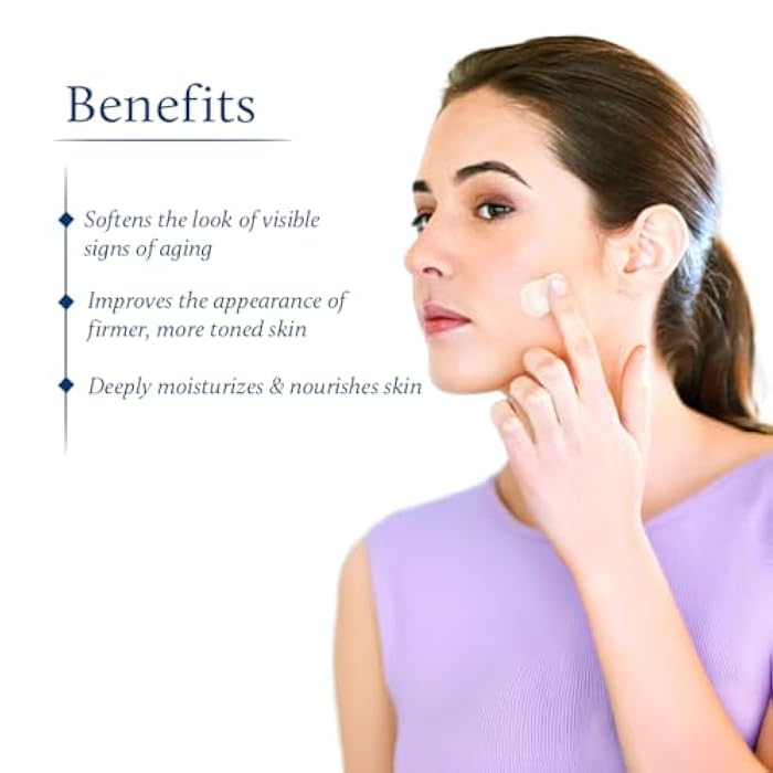 Blue Nectar Face Cream for Women for Aging Skin | Ayurvedic Daily Face Moisturizer for Women with Kumkumadi Saffron Oil for Skin | Hydrating Day & Night Cream (14 Herbs, 1.76 Oz) - Image 4