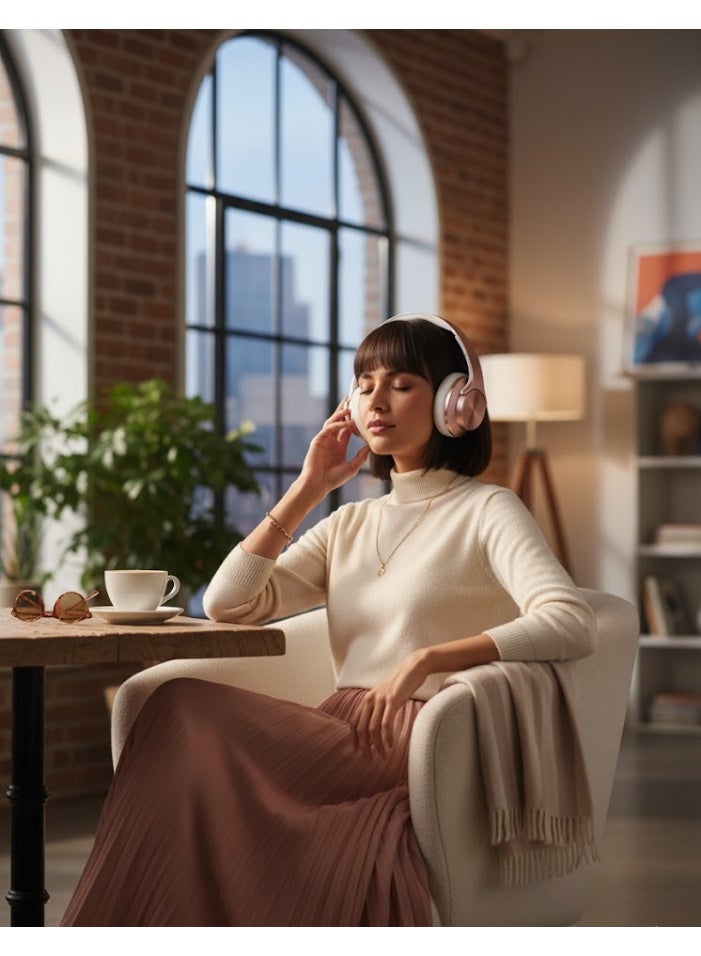 سودو سماعة رأس وسبيكر 2 في 1 SODO MH5 بصوت هاي فاي وتكنولوجيا درايفر تيتانيوم لتجربة صوت نقية وعميقة – بينك - Image 4