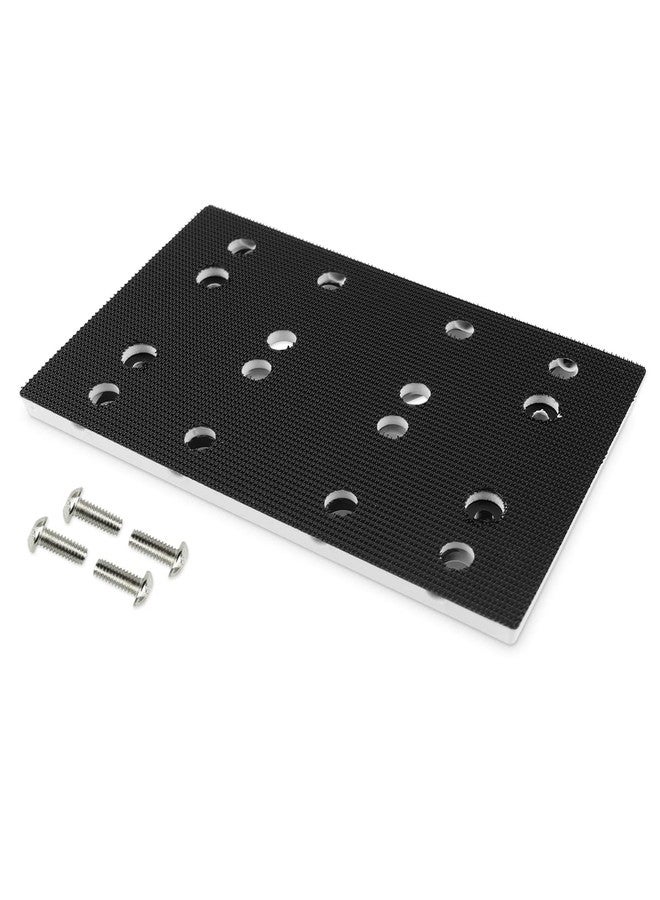 YIGUCS 489252 RTS 400 Replacement Pad 80mm X 130mm (3 5/32 x 5 1/4 in) Soft 12 Holes Fits for RTS 400 RS 400 RTSC 400 Random Orbit Sanders - Image 1