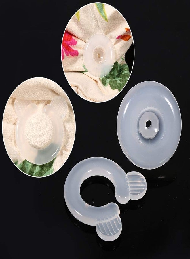 Qiterr Duvet Clips, 4 PCS Quilt Cover Clip, Duvet Button Clips, Bed Duvet Quilt Cover Clips, Comforter Grippers, Bed Duvet Clips Fasteners Bedroom Bedding Quilts Fixing Holder Gripper Plastic - Image 2