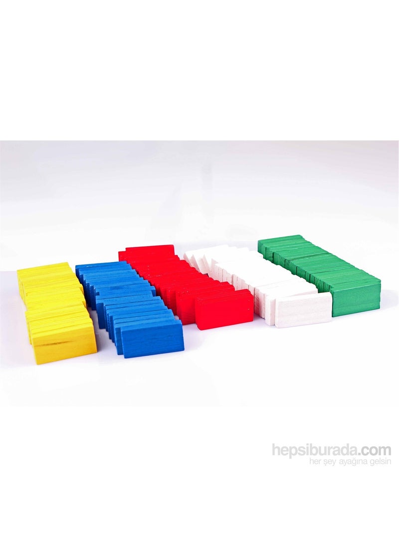 Wooden Toys 100 Pcs Wooden Domino Set  - Image 2