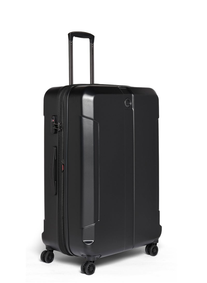 DELSEY Paris Depart Hard 80cm Hardcase 4 Double Wheel Expandable Check-In Luggage Trolley Case Black - 00314583000 X9 - Image 2