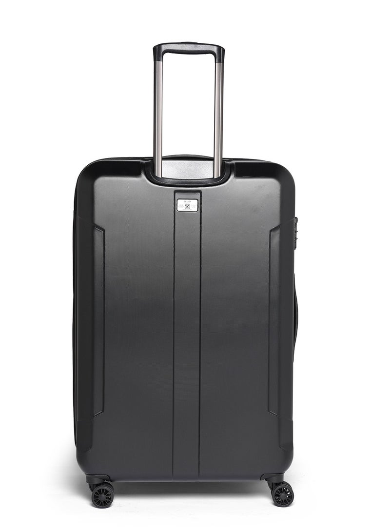 DELSEY Paris Depart Hard 80cm Hardcase 4 Double Wheel Expandable Check-In Luggage Trolley Case Black - 00314583000 X9 - Image 5