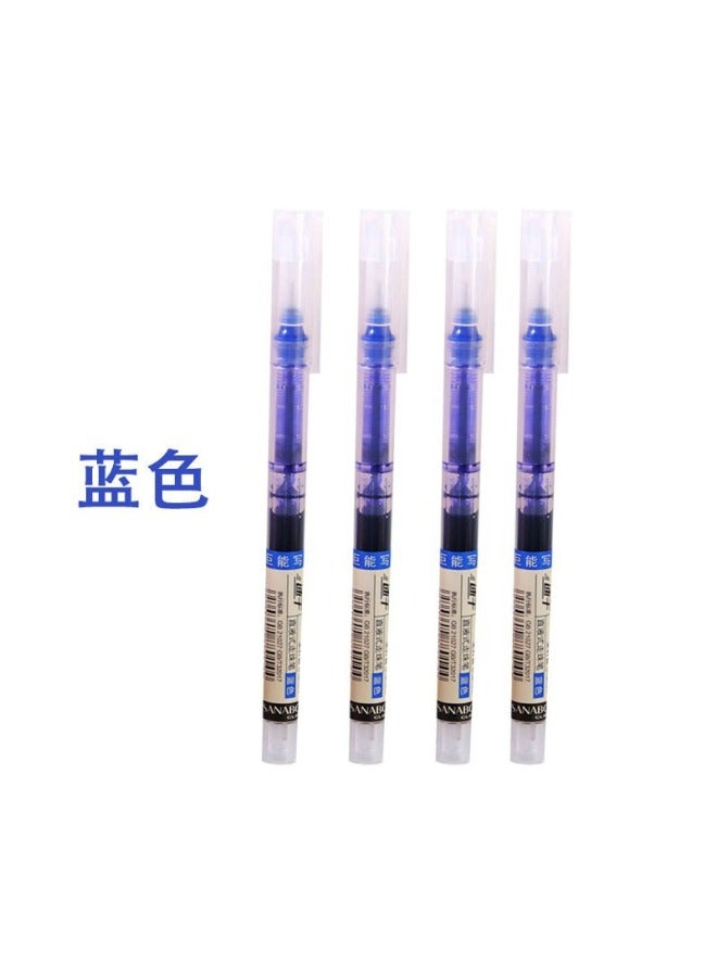 HELPS Straight Liquid Roller Ball Pen Customized With Continuous Ink Student Signature Gel Pen Quick-drying 0.5mm Needle Tube Black Water Pen Stationery - Image 1