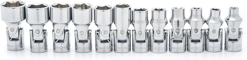 GEARWRENCH 12 Pc. 1/4" Drive 6 Pt. Flex Socket Set, Metric - 80311 - Image 2