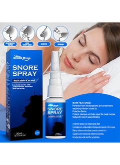 SOUTH MOON Snore Spray, Fast Snore Stopper Drops For Better Sleep, Natural Breathing Relief, Helps Open The Throat And Air Passage While Sleeping, No Pain, Natural Anti Snoring Solution 30ML  - Image 5