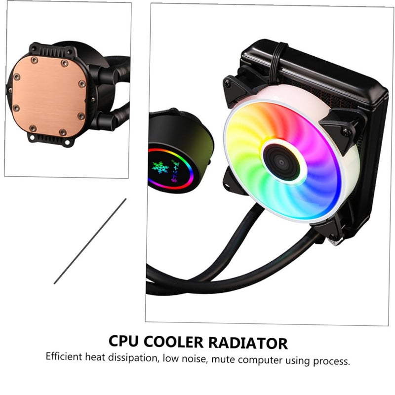 120mm Liquid CPU Cooler Radiator with Fan for Gaming Desktop PC Efficient Heat Dissipation - Image 4