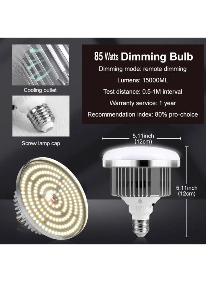 غرانفين طقم إضاءة صندوق التصوير الفوتوغرافي مع مصابيح LED عن بعد 3 ألوان بقوة 380 وات وصناديق ناعمة وحقيبة حمل لتسجيل الفيديو وتصوير البورتريه - Image 4