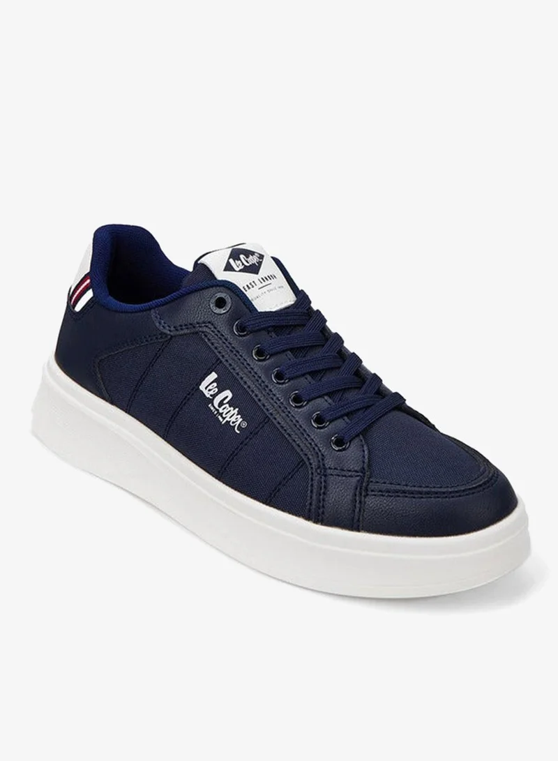Men's Solid Lace-Up Sneakers