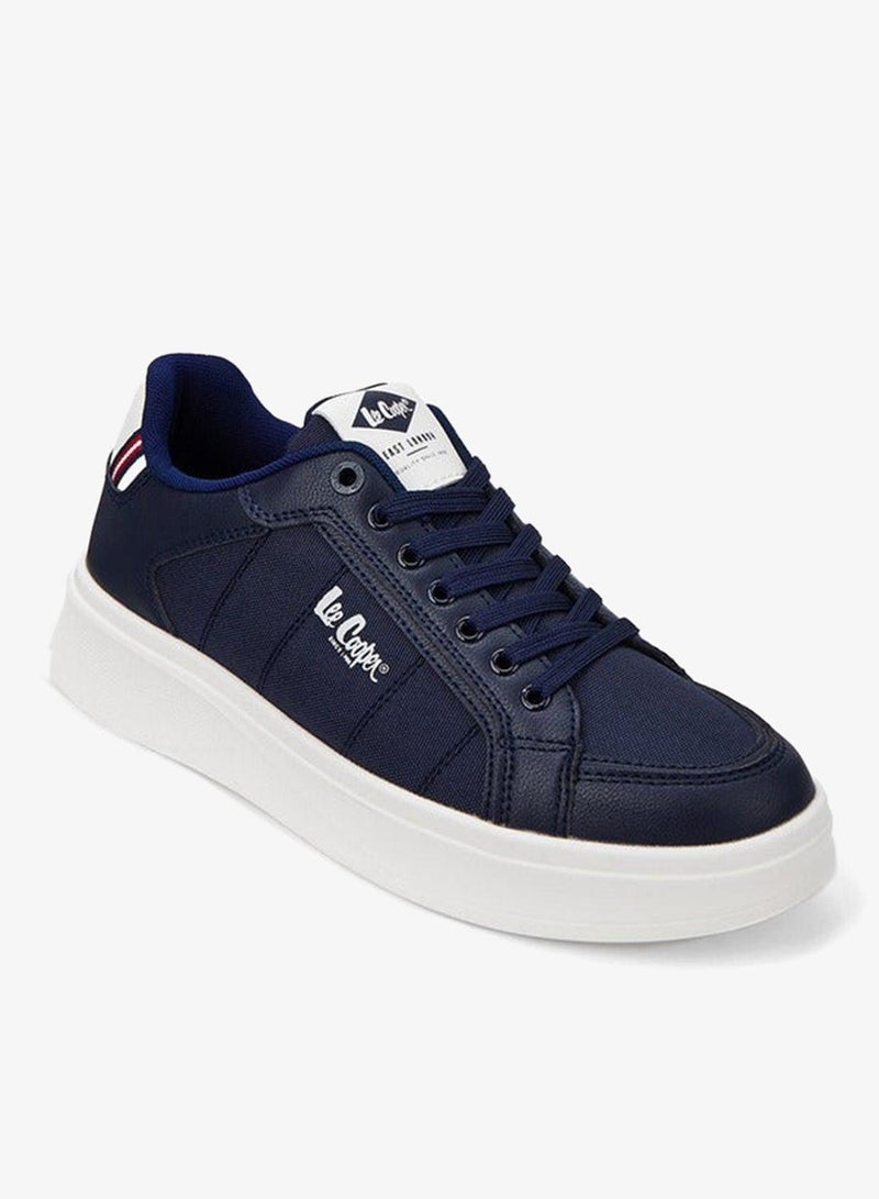 Lee Cooper Men's Solid Lace-Up Sneakers - Image 1