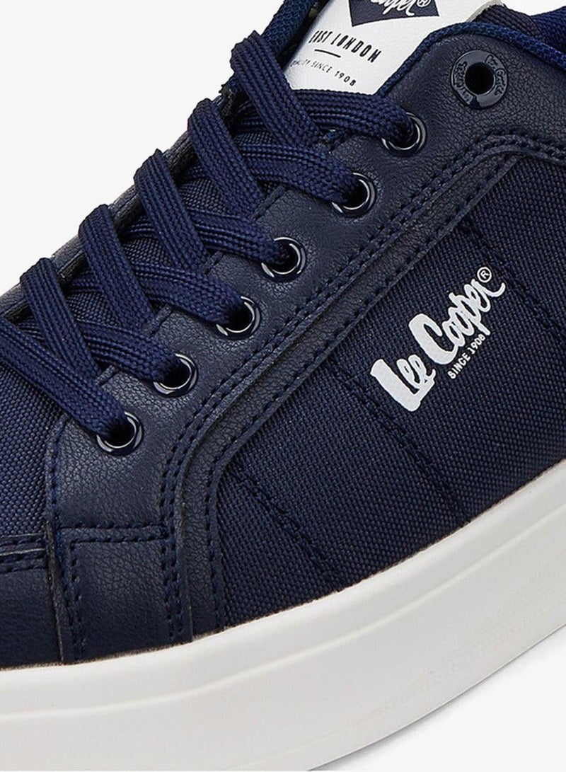 Lee Cooper Men's Solid Lace-Up Sneakers - Image 5