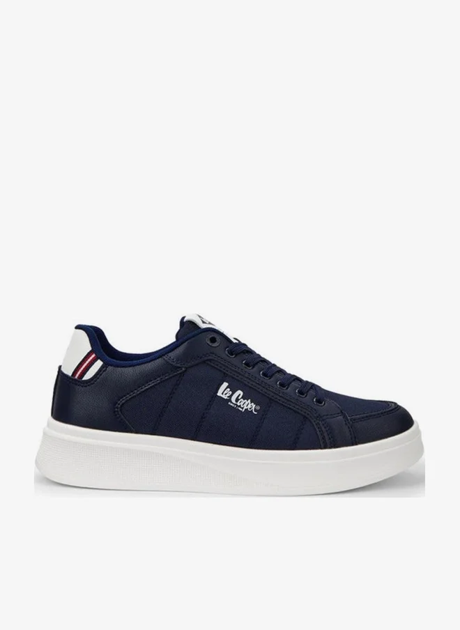 Lee Cooper Men's Solid Lace-Up Sneakers