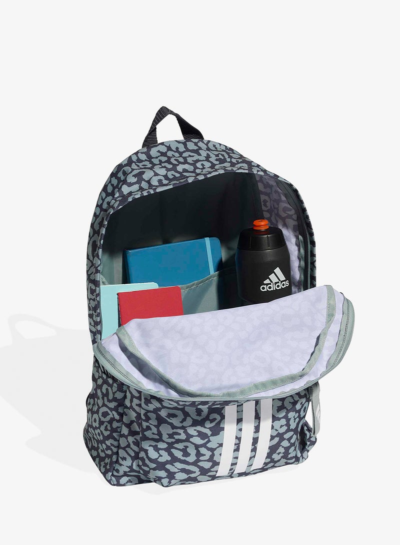 اديداس حقيبة ظهر للبنات الصغار بنقشة الفهد - Image 3