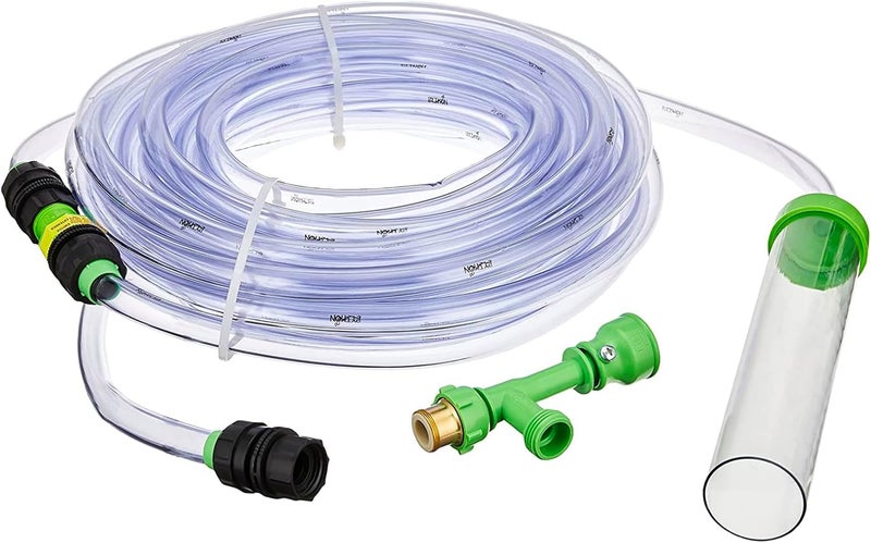 Python No Spill Clean and Fill Aquarium Maintenance System, Complete Ready-to-Use Gravel Cleaner and Water Changer for Fish Tanks, 50 Foot - Image 1