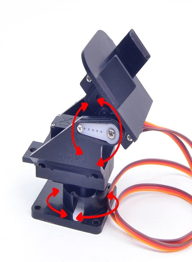 XiaoR Geek Mini Pan-Tilt Kit Camera Platform - Assembled with Micro Servos, Anti-Vibration Camera Mount for FPV Drones & Planes - Image 1
