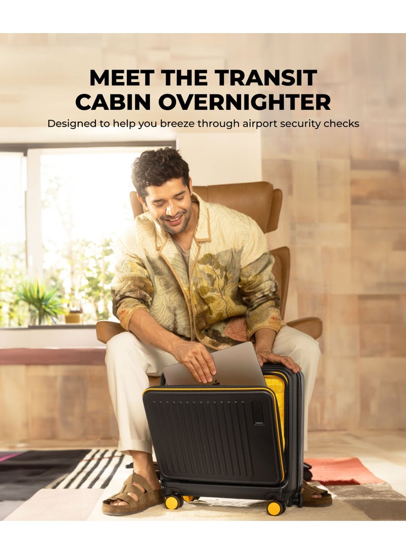 موكوبارا للتجارة ذ.م.م حقيبة سفر كابينة بولي كربونات زرقاء هادئة للنوم لليلة واحدة - Image 2