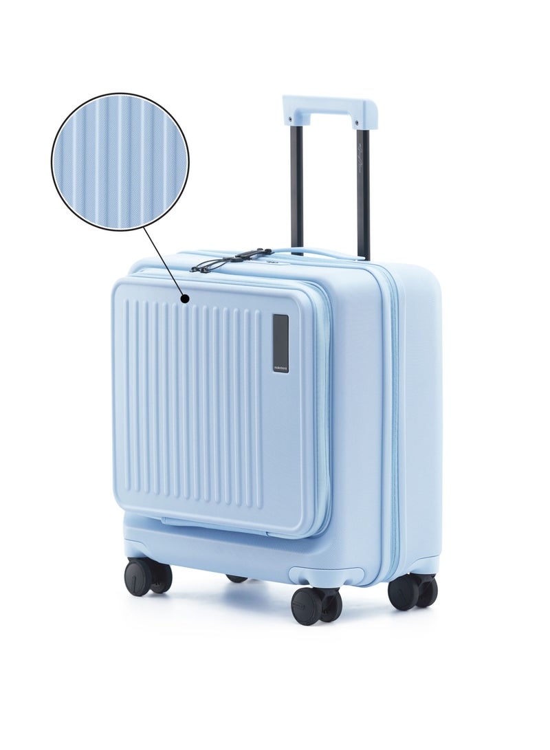 موكوبارا للتجارة ذ.م.م حقيبة سفر كابينة بولي كربونات زرقاء هادئة للنوم لليلة واحدة - Image 4
