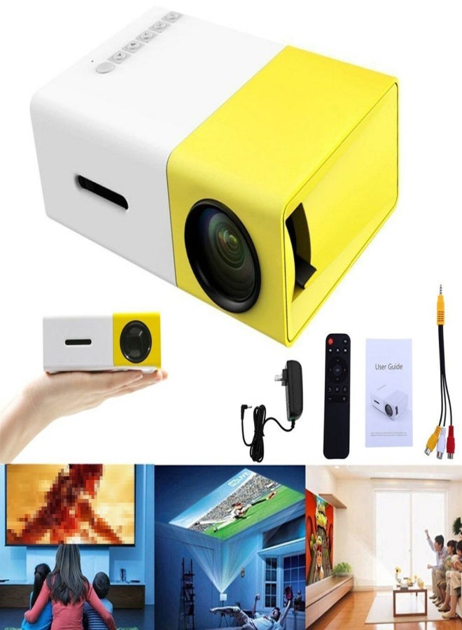 YG300 Mini Projector Audio YG-300 HD USB Mini Projector Support 1080P Home Media Player Home Theater Cinema - Image 5