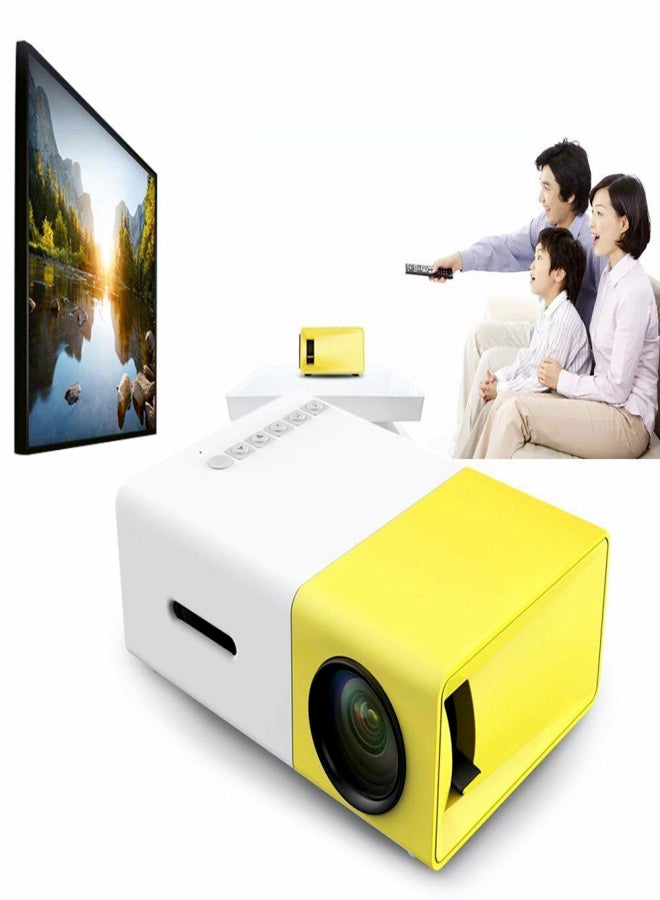 YG300 Mini Projector Audio YG-300 HD USB Mini Projector Support 1080P Home Media Player Home Theater Cinema - Image 4