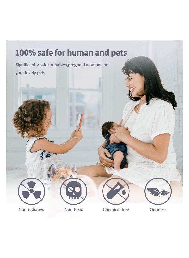 مبيد القوارض فوق الصوتي المتقدم، طارد إلكتروني فعال للسنجاب والفأر، قم بطرد الفئران، الجرذان، والسناجب بتقنية متفوقة - Image 3