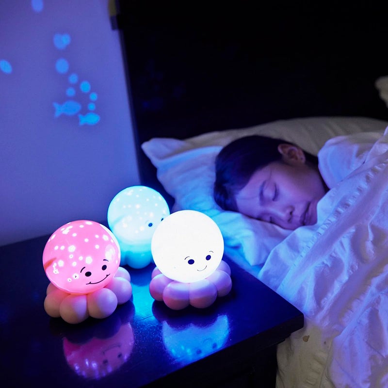 Cloud b Travel Comforting Nightlight Projector | Gentle Brightness | 3 Colors with Color Rotation Option | Auto-Shutoff | Octo Baby Pink - Image 2