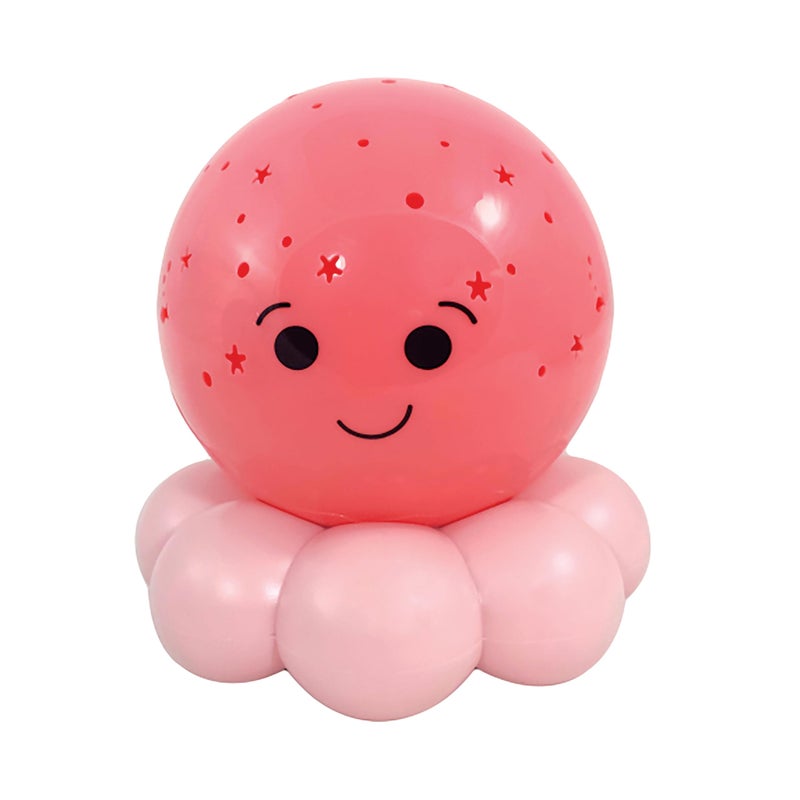 Cloud b Travel Comforting Nightlight Projector | Gentle Brightness | 3 Colors with Color Rotation Option | Auto-Shutoff | Octo Baby Pink - Image 4