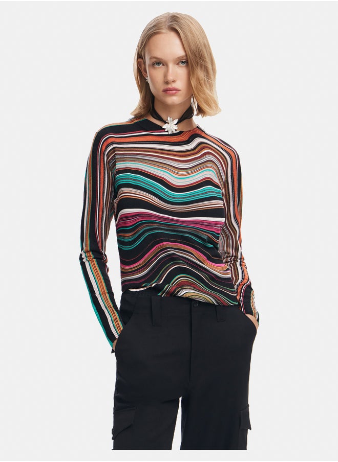 Wavy striped sweater - pzsku/Z661C3250AB6E2AAF178DZ/45/_/1729416000/16d52717-3d41-4cc8-af0f-cf9864e1a8a7