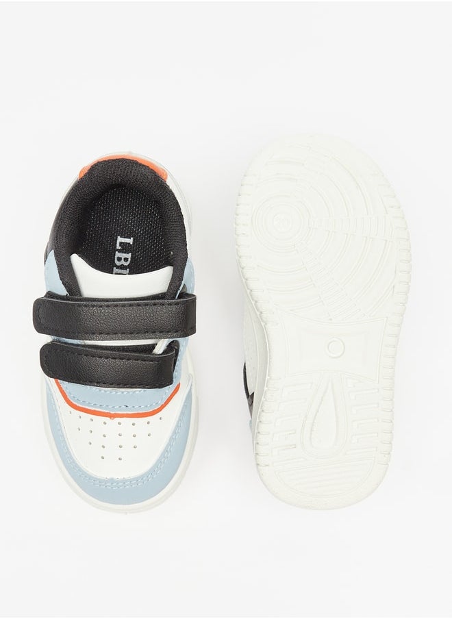 LBL by Shoexpress - Boy's Paneled Sneakers with Hook and Loop Closure - Image 1