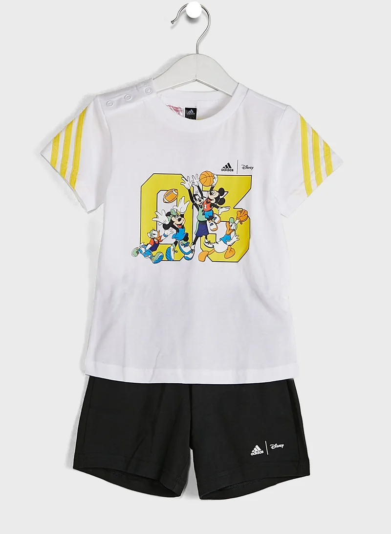adidas طقم (تيشيرت + شورت)