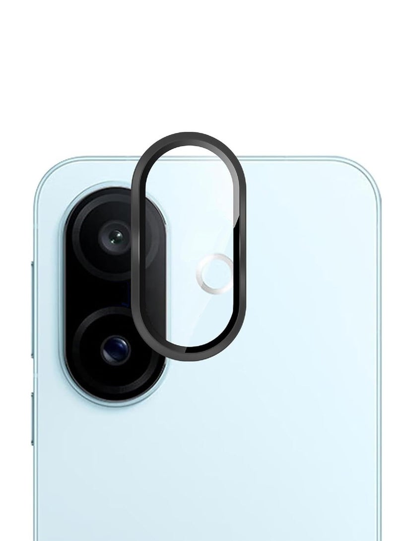 دبليو تيك واقي عدسة كاميرا مميز لهاتف vivo V60 Lite 5G 2025 (MLGICR) - أسود - Image 1