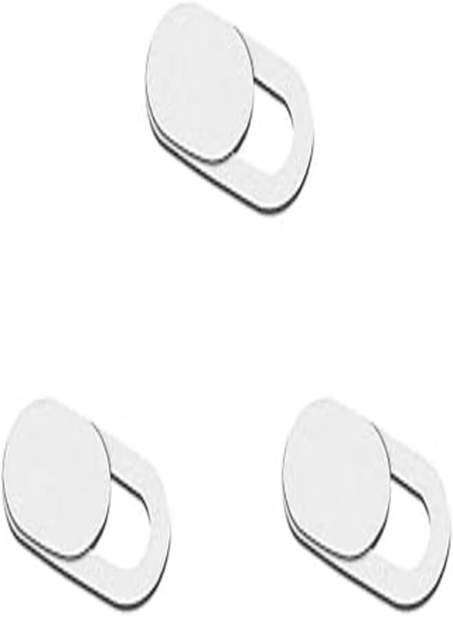 CaseHQ [3-Pack] Webcam Cover 0.7MM Thin - Web Camera Cover fits Laptop, Desktop, PC, MacBook Pro, iMac, Mac Mini, Computer, Smartphone,Protect Your Privacy and Security (White)