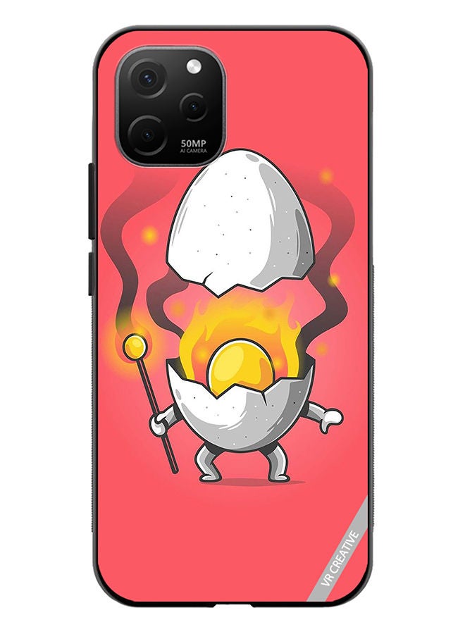 VR CREATIVE Protective Case Cover For Huawei Nova Y61 Cute Fire Egg Design Multicolour - Image 1