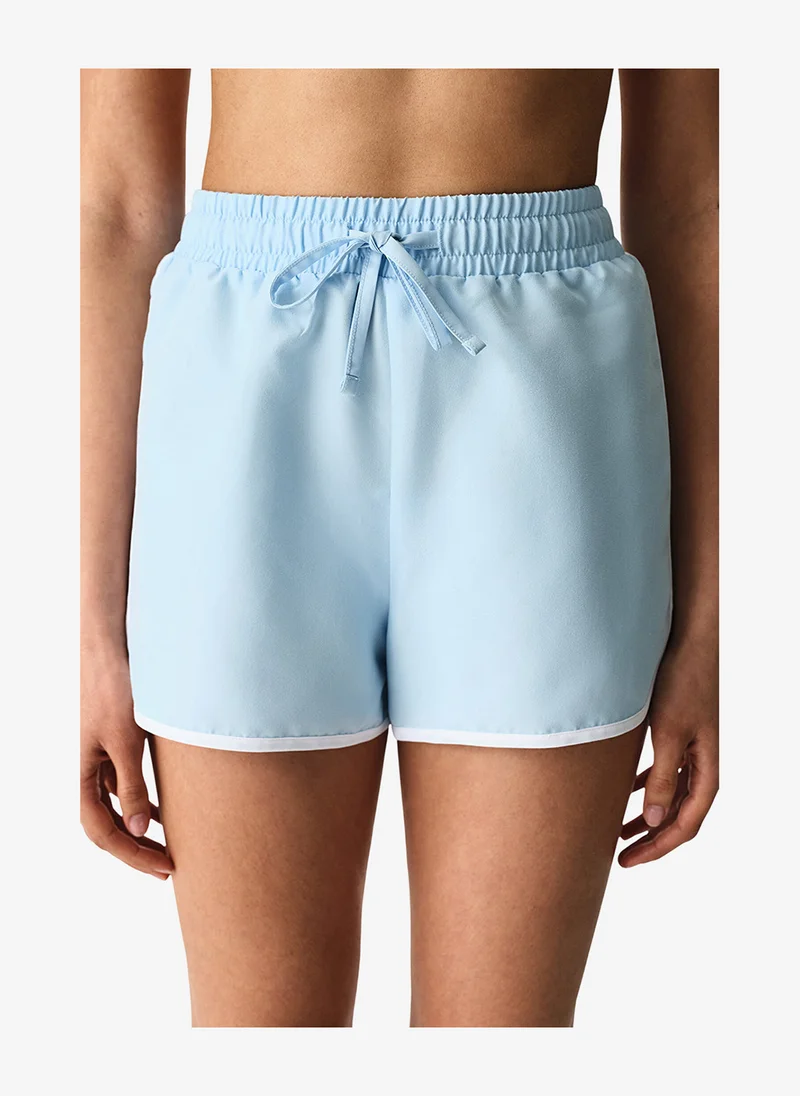 بنتي Women Lily Sea Light Blue Beach Shorts