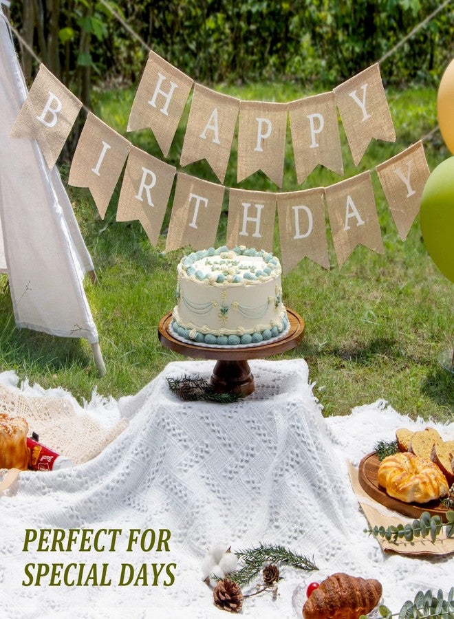 ANBOXIT Cake Stand with Dome Lid, Acacia Wood Cake Plate with Cover, Wooden Cake Display Stand with Acrylic Dome - Footed - Image 3