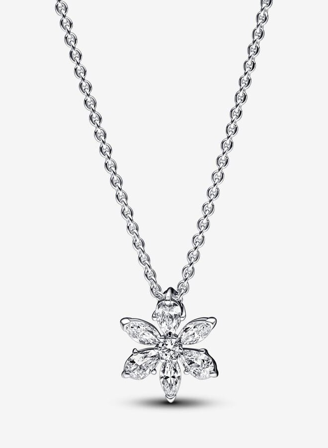 Pan Home Sparkling Pendant Silver Necklace - Image 1